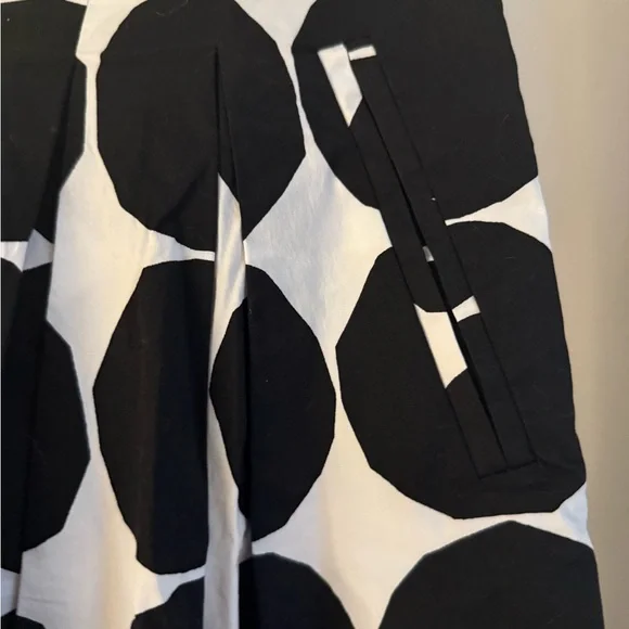 Marimekko for Banana Republic Black and White A-Line Skirt - Picture 2 of 4